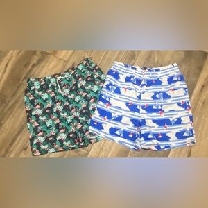 Bundle of 2 swim trunks Janie and Jack sz 12